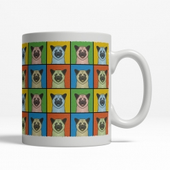Akita Dog Cartoon Pop-Art Mug - Right View