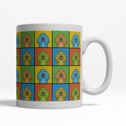 Bloodhound Dog Cartoon Pop-Art Mug - Right View
