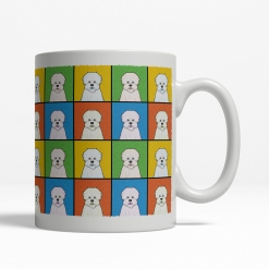 Dandie Dinmont Dog Cartoon Pop-Art Mug - Right View