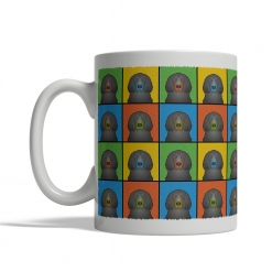Gordon Setter Dog Cartoon Pop-Art Mug - Left View