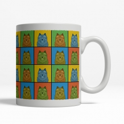 Norwich Terrier Dog Cartoon Pop-Art Mug - Right View