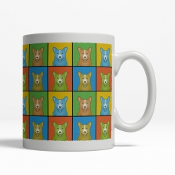Pembroke Welsh Corgi Dog Cartoon Pop-Art Mug - Right View