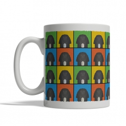 Field Spaniel Dog Cartoon Pop-Art Mug - Left View