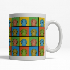 Irish Setter Dog Cartoon Pop-Art Mug - Right View