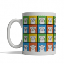 LA-Chon Dog Cartoon Pop-Art Mug - Left View