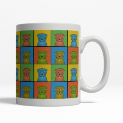 Norfolk Terrier Dog Cartoon Pop-Art Mug - Right View