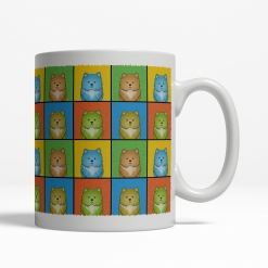 Pomapoo Dog Cartoon Pop-Art Mug - Right View
