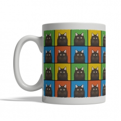 Chantilly-Tiffany Cat Cartoon Pop-Art Mug - Left