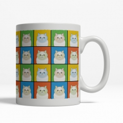 Himalayan Cat Cartoon Pop-Art Mug - Right