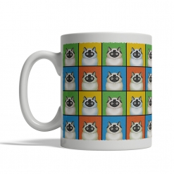 Himalayan Cat Cartoon Pop-Art Mug - Left