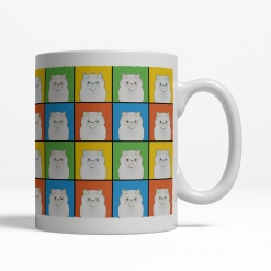 Persian Cat Cartoon Pop-Art Mug - Right