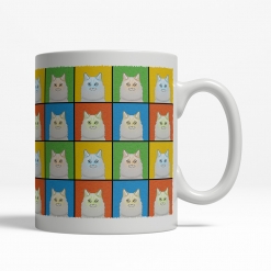 Ragamuffin Cat Cartoon Pop-Art Mug - Right