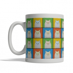Ragdoll Cat Cartoon Pop-Art Mug - Left