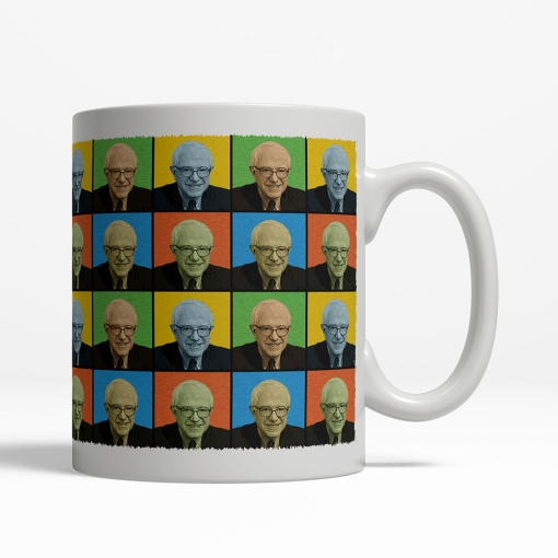 Bernie Sanders Pop-Art Mug Back