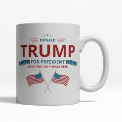 Trump for President Personalized Mug - Back