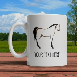 Horse Personalized Mug Front