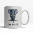 Elephant Personalized Mug Back