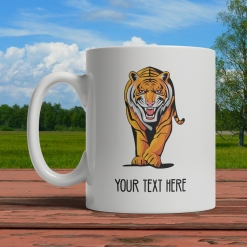 Tiger Personalized Mug Front