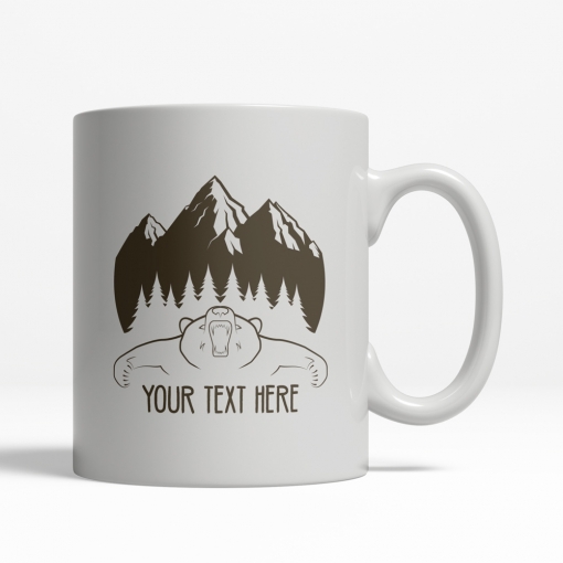 Bear Personalized Mug Back