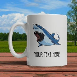 Shark Personalized Mug Front