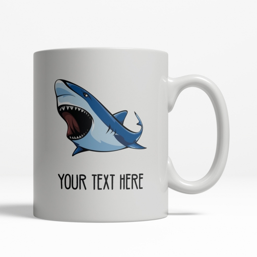 Shark Personalized Mug Back