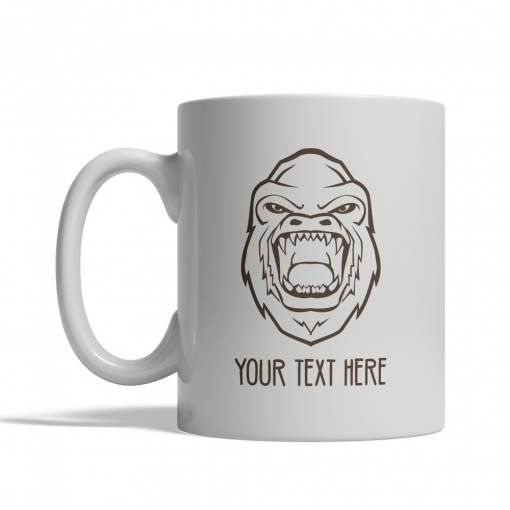 Angry Gorilla Personalized Mug