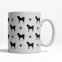 Akita Silhouette Coffee Cup