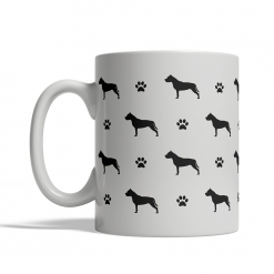 American Staffordshire Terrier Silhouettes Mug