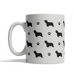 Bearded Collie Silhouettes Mug