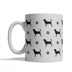 Bloodhound Silhouettes Mug