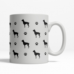 Boxer Silhouette Coffee Cup