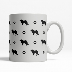 Caucasian Shepherd Silhouette Coffee Cup