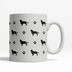 Cavalier King Charles Spaniel Silhouette Coffee Cup