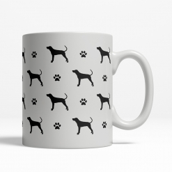 Coonhound Silhouette Coffee Cup