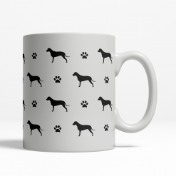 Dalmatian Silhouette Coffee Cup