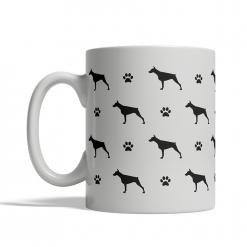 Doberman Silhouettes Mug