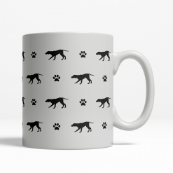 German Pointer Silhouette Coffee Cup