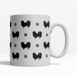 Pekingese Silhouette Coffee Cup