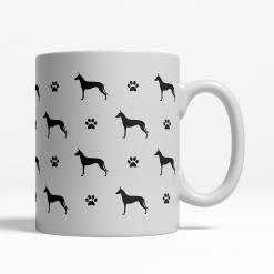 Pharaoh Hound Silhouette Coffee Cup