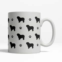 Polish Lowland Sheepdog Silhouette Coffee Cup
