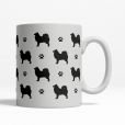 Samoyed Silhouette Coffee Cup