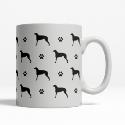 Scottish Deerhound Silhouette Coffee Cup