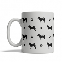 Siberian Husky Silhouettes Mug