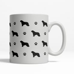 Spanish Water Dog Silhouette Coffee Cup