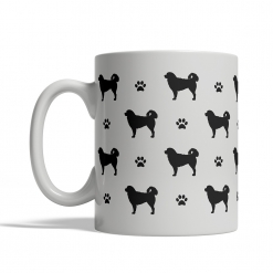 Tatra Shepherd Dog Silhouettes Mug
