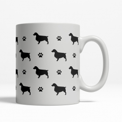 Welsh Springer Spaniel Silhouette Coffee Cup