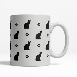 Egyptian Mau Silhouette Coffee Cup
