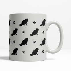 Scottish Fold Silhouette Coffee Cup