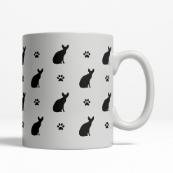 Sphynx Silhouette Coffee Cup