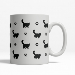 Calico Silhouette Coffee Cup